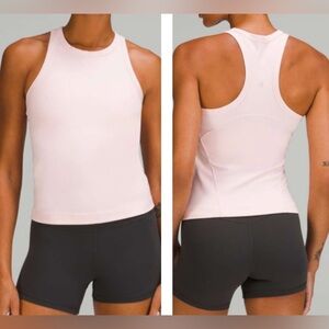 Lululemon Align Waist-Length Racerback Tank Top Size 6/ Strawberry Milkshake